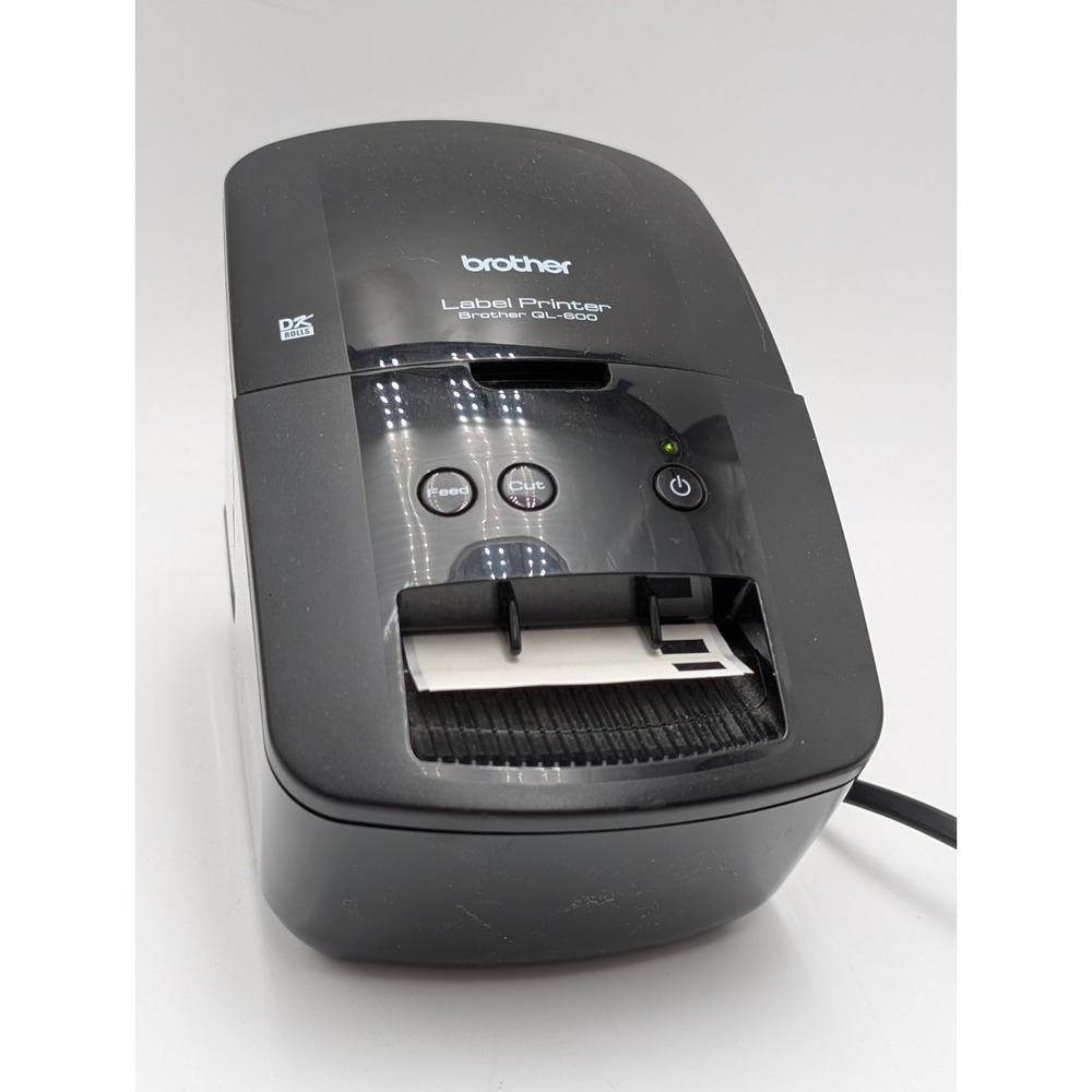 Brother - QL-600 Economic Desktop Label Printer - Black